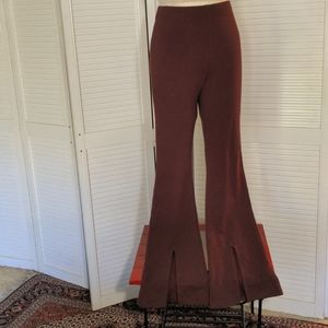 NWOT Eyeshadow Burgundy Bell-bottoms Size M/L